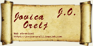 Jovica Orelj vizit kartica